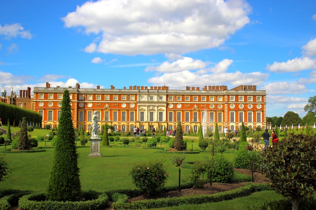 The grounds of Buckingham Palace and St James’ Palace were filmed at Henry VIII’s ‘pleasure palace’ (Getty Images)