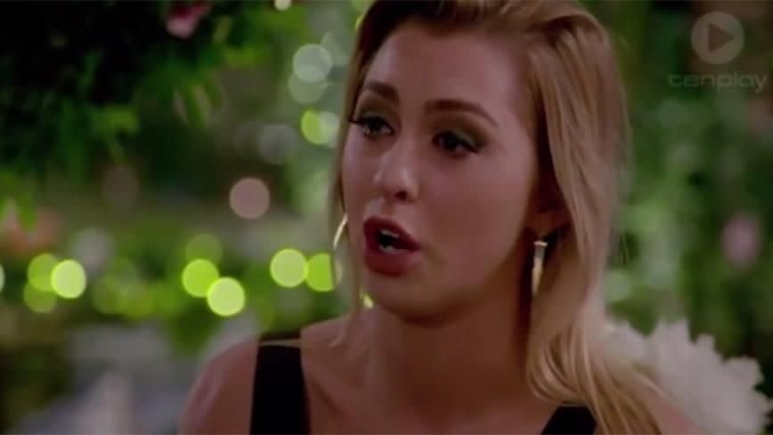 Alex claims Rachael told her to leave the show. Source: Channel 10