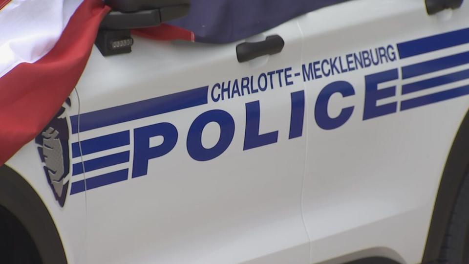 Charlotte-Mecklenburg Police Officer Joshua Eyer was shot and killed on April 29, 2024, during a shootout at an east Charlotte home. A memorial at the North Division headquarters was set up to honor Eyer.