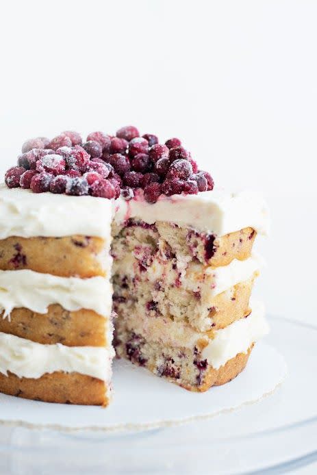 Cranberry Orange Layer Cake