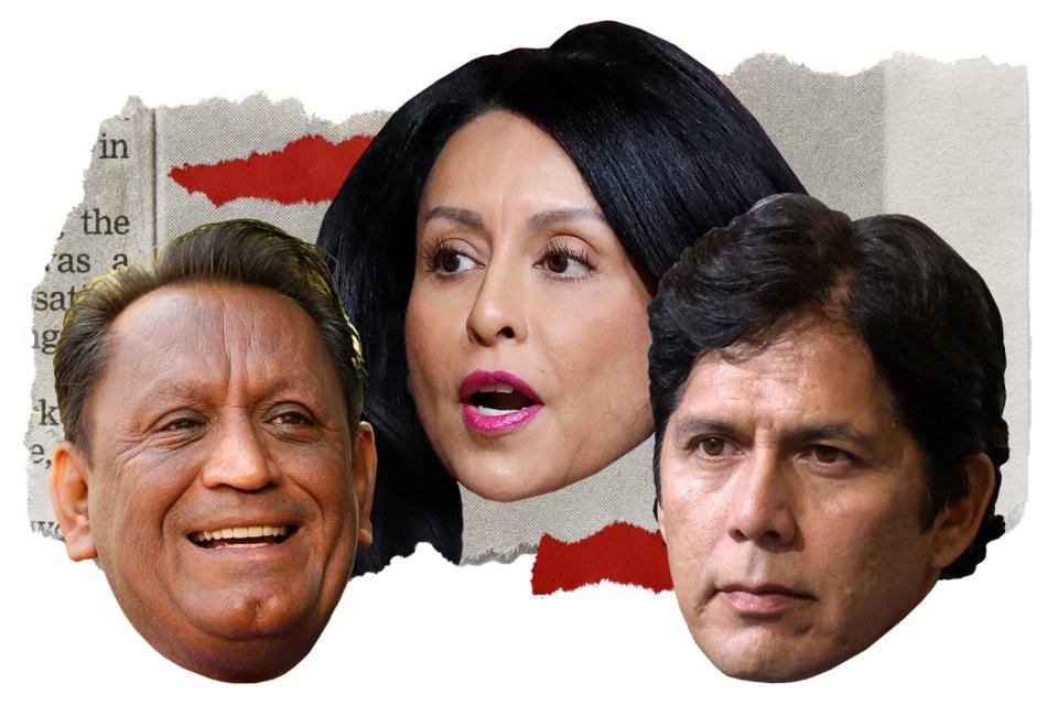 Nury Martinez, Kevin de León and Gil Cedillo