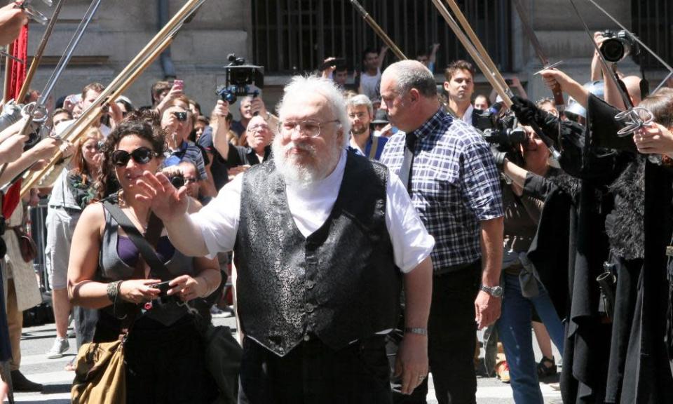 George RR Martin, the author of Game of Thrones, in 2014.