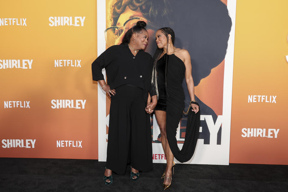 Reina King and Regina King at the premiere of "Shirley" held at The Egyptian Theatre Hollywood on March 19, 2024 in Los Angeles, California.