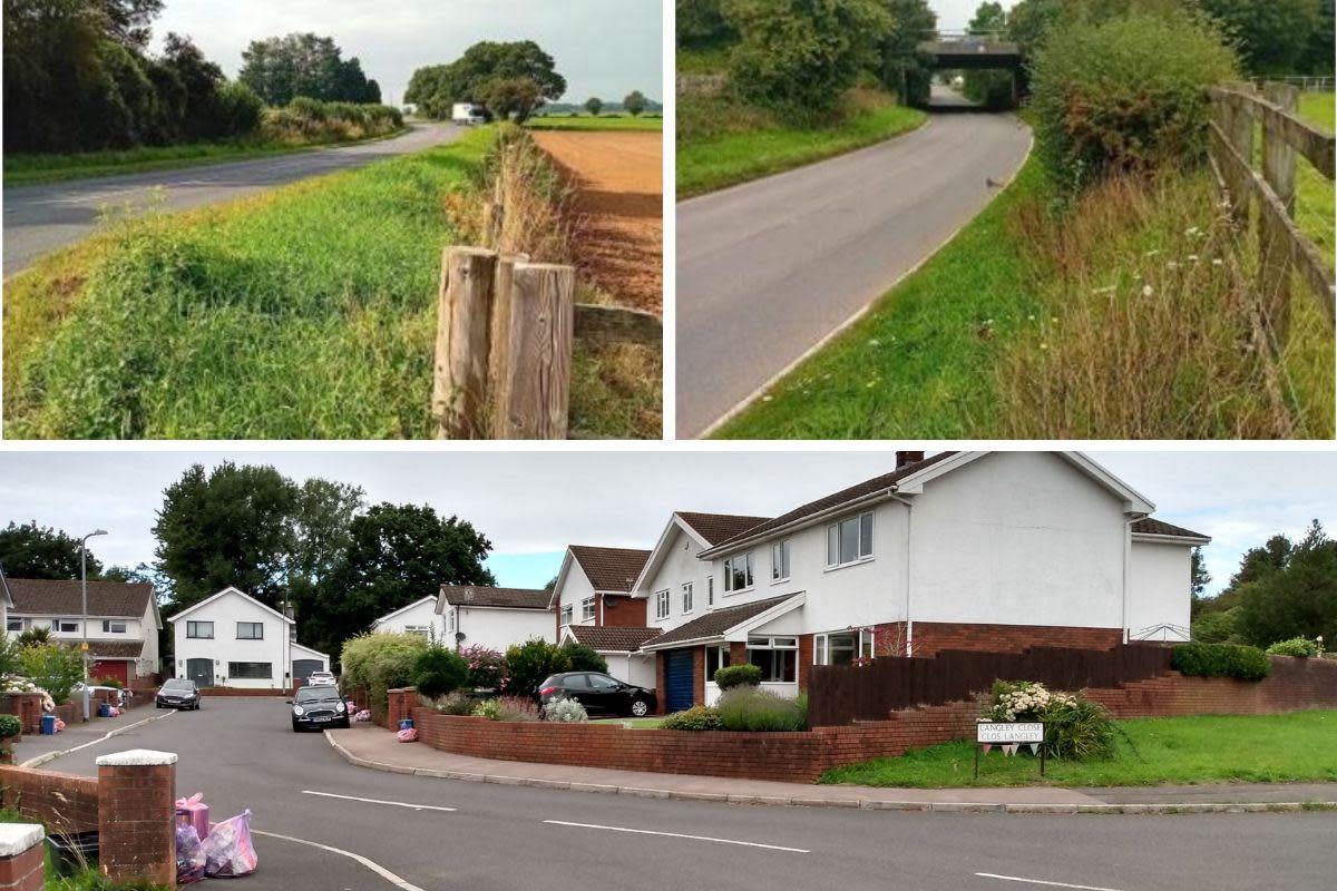 The sites under consideration are, from top right, Bradbury Farm, Crick; Langley Close in Magor and Oak Grove Farm also in Crick. <i>(Image: Monmouthshire County Council/LDRS)</i>