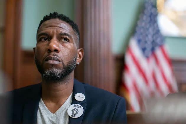 Public Advocate Jumaane Williams testifies before the City Council in 2019. (Photo: William Alatriste/New York City Council)