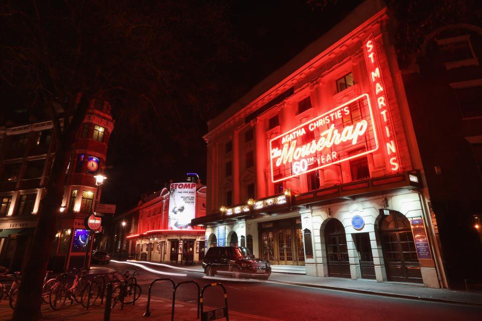 The original production of "The Mousetrap" is still playing at St. Martin's Theatre in London.