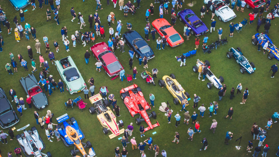 A scene from the Amelia Island Concours d'Elegance.