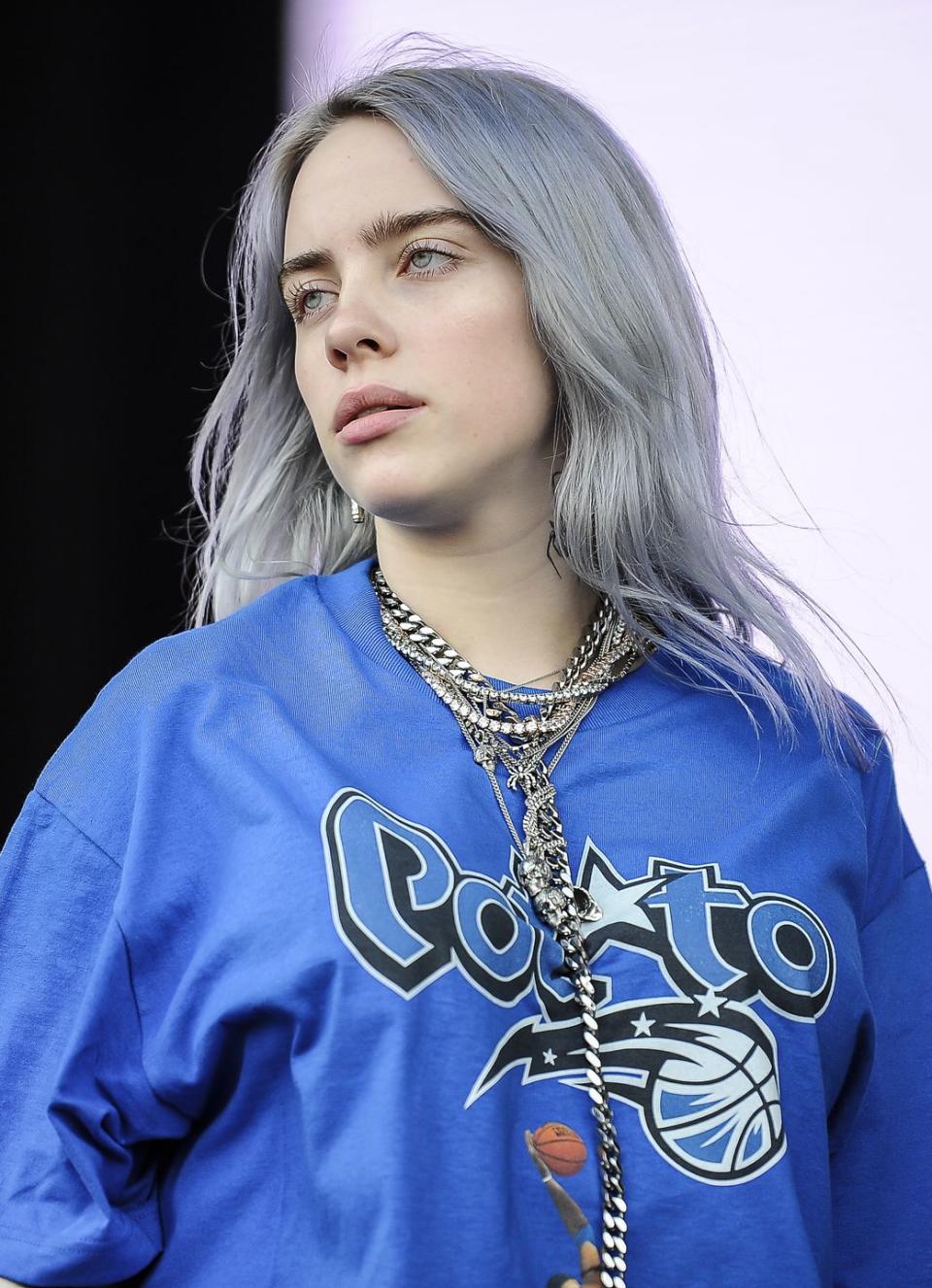 <p>Wow, ok. Apparently Billie Eilish invented gray hair. The icy hue feels edgy and cool – so, basically perfect for her style.</p>