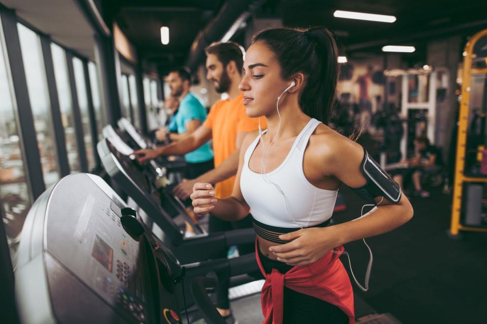 Avoid slamming your feet on the treadmill.