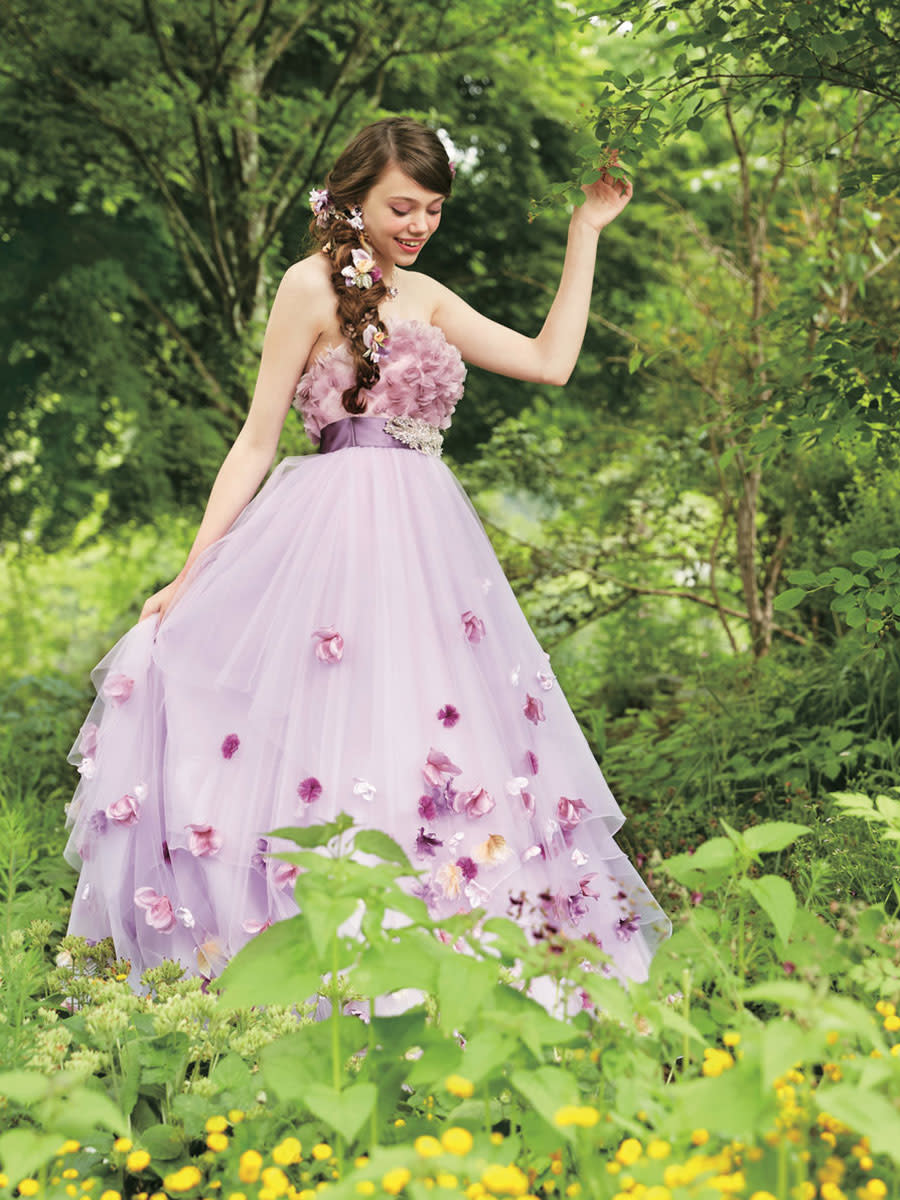 A Japanese wedding dress company is selling Disney-inspired wedding gowns starting in November. (Disney Japan/Kuraudia Co.)