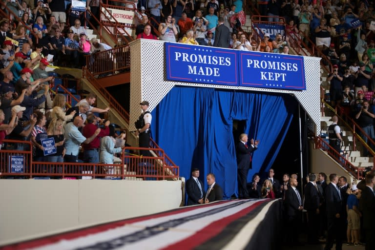 "We are keeping one promise after another," US President Donald Trump told a 'Make America Great Again' rally in Harrisburg