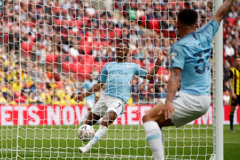 Raheem Sterling denied FA Cup Final hat-trick after Gabriel Jesus is officially awarded Man City second