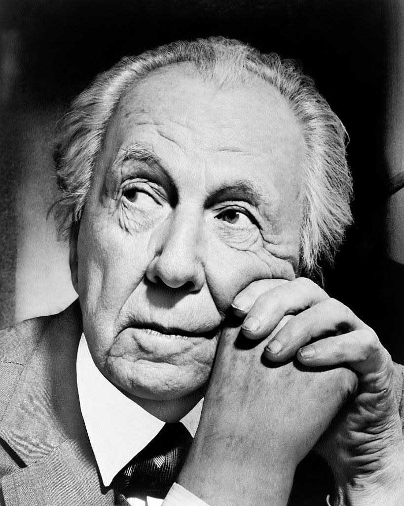 Closeup of Frank Lloyd Wright