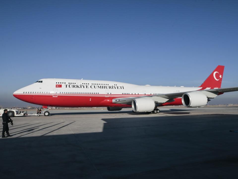 Turkish government Boeing Business Jet 747-8i