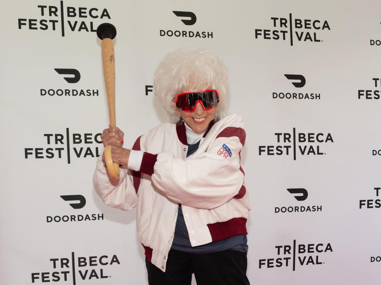 Original AAGPBL player Maybelle Blair attends the premiere of "A League Of Their Own" during the 2022 Tribeca Festival.