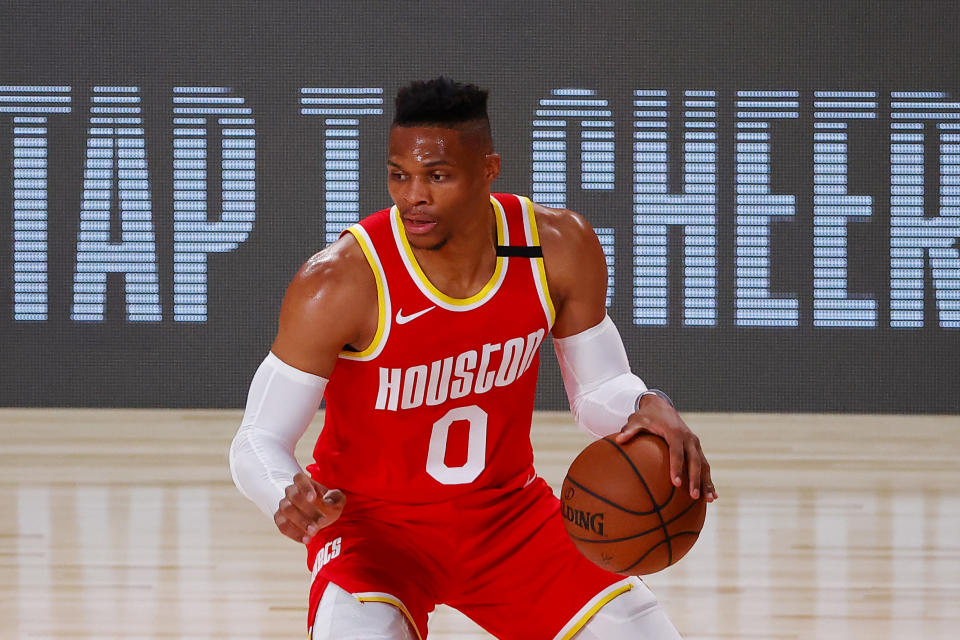 Houston Rockets guard Russell Westbrook