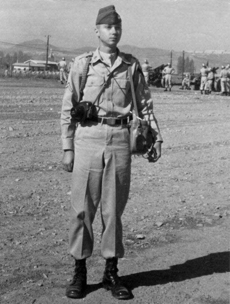 U.S. Army soldier John A. Rooney Jr. in South Korea.