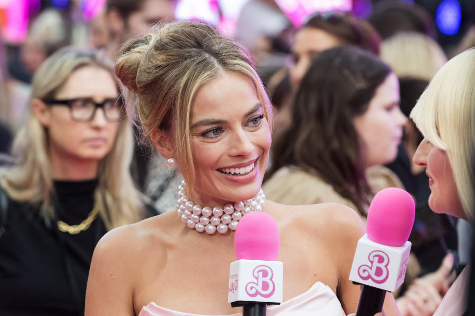 Close-up of Greta smiling during an interview