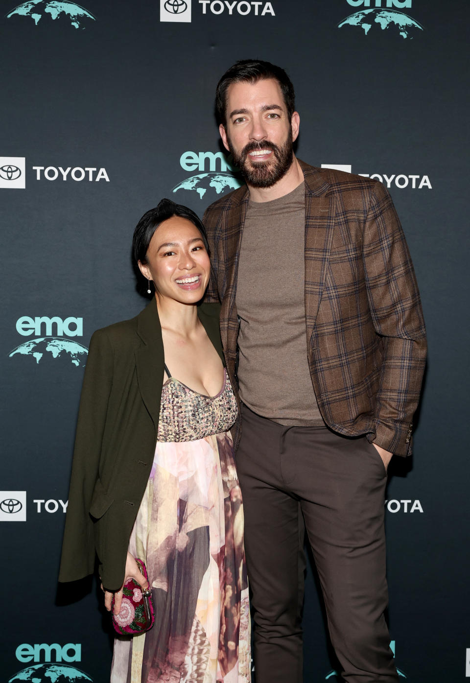 WEST HOLLYWOOD, CALIFORNIA - MARCH 14: (L-R) Linda Phan and Drew Scott attend the Environmental Media Association IMPACT Summit VIP Dinner, Sponsored By Toyota at Pendry West Hollywood on March 14, 2023 in West Hollywood, California. (Photo by Amy Sussman/The Hollywood Reporter via Getty Images)