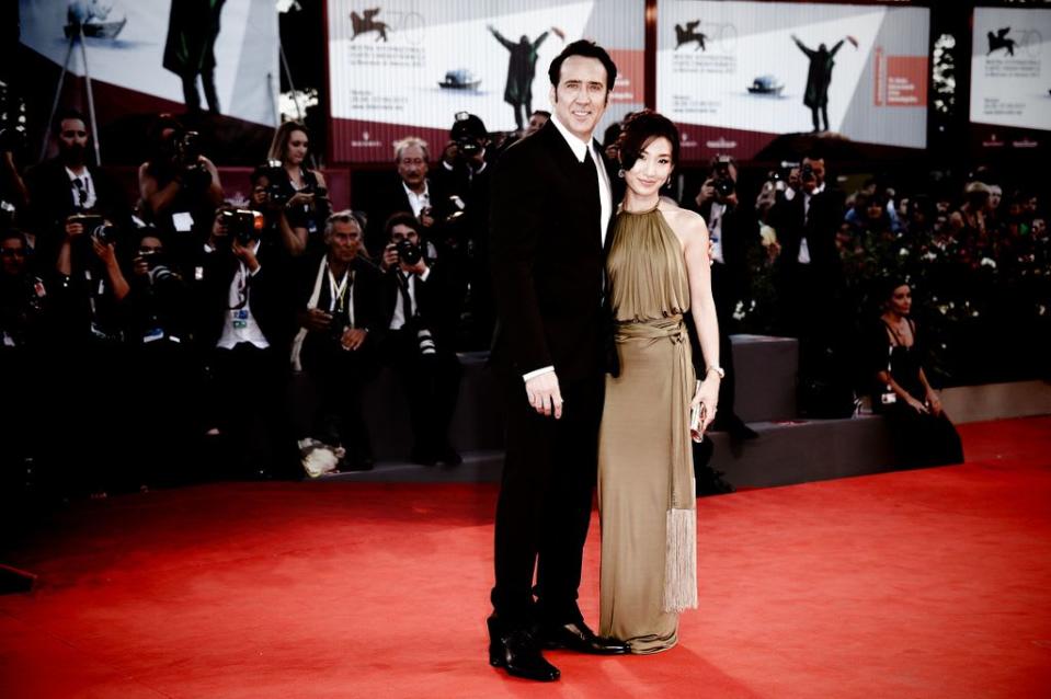Nicolas Cage and his ex-wife Alice Kim 