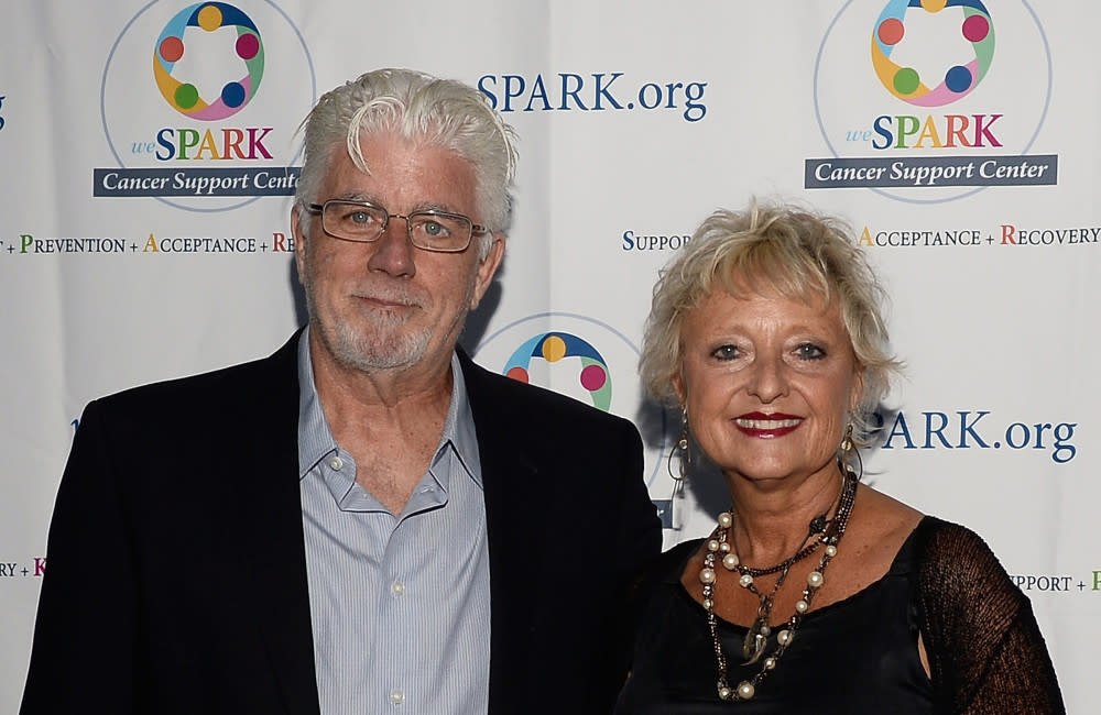 Michael McDonald and Amy Holland have been married since 1983 credit:Bang Showbiz