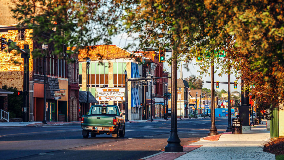 Terre Haute historic downtown.