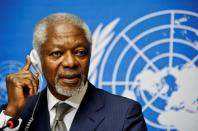 Kofi Annan, the first UN chief from sub-Saharan Africa