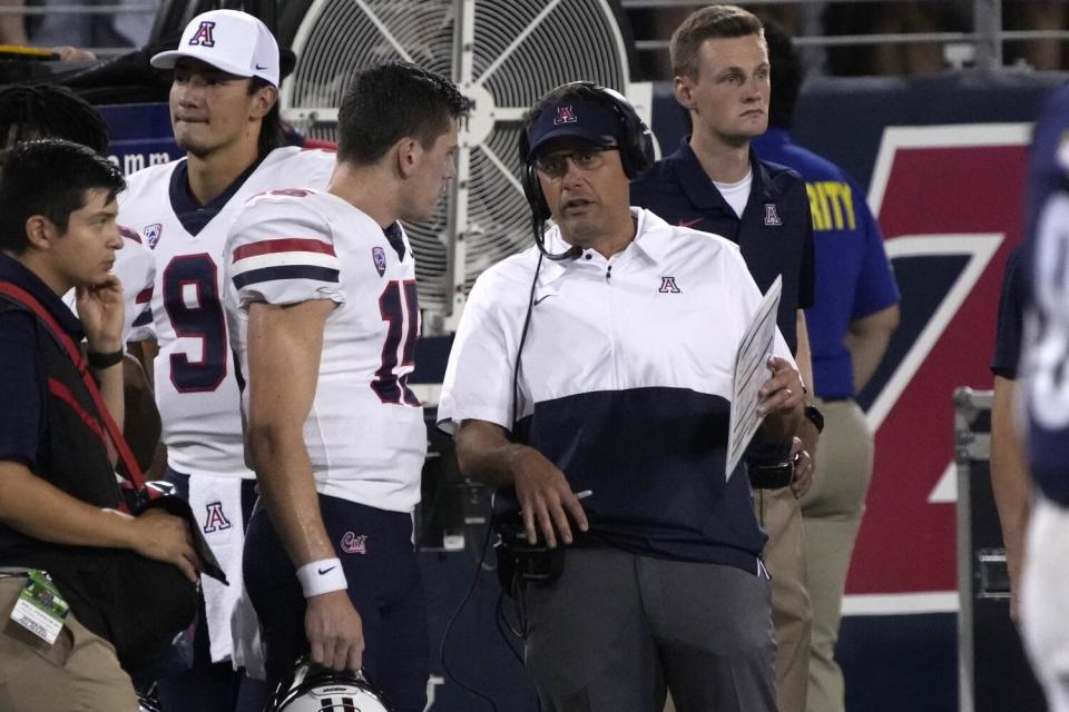 Arizona coach Jedd Fisch