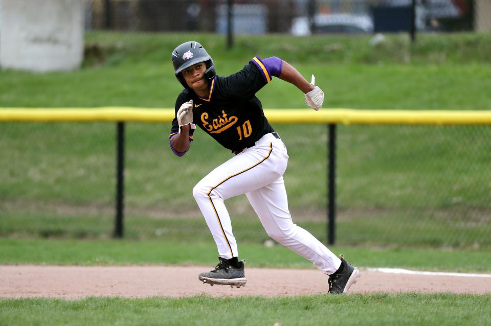 East High baseball coach Kyle Crandall describes Miguel Matos as a special high school baseball player.