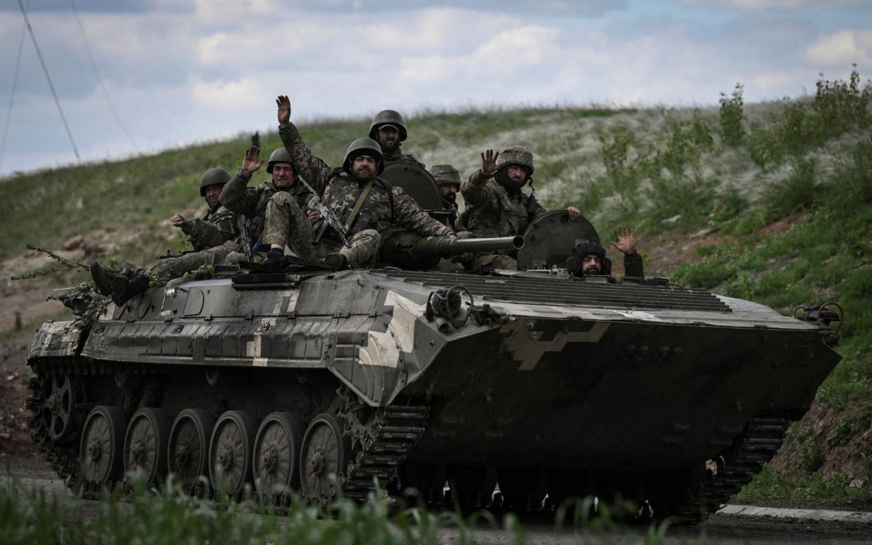 Russia-Ukraine latest news: Putin 25km from encircling elite Ukrainian unit in major Donbas victory - ARIS MESSINIS /AFP
