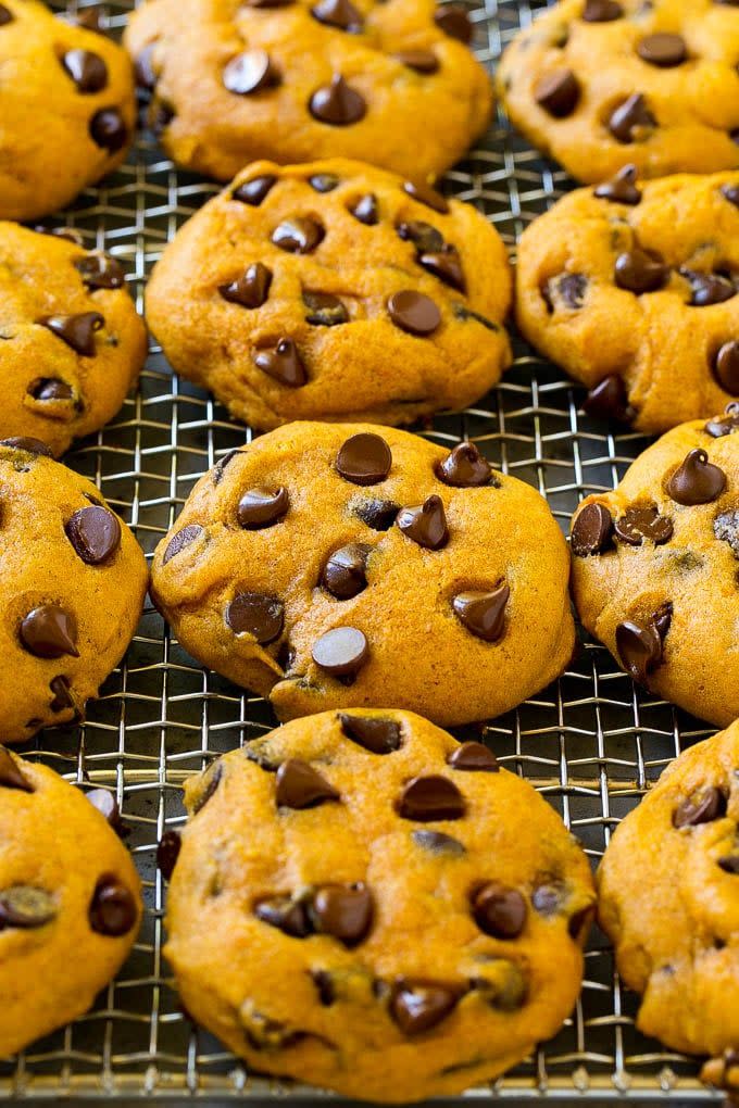 Pumpkin Chocolate Chip Cookies