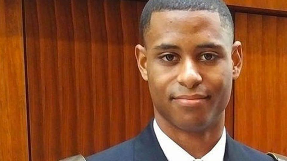 “My son’s greatest crime,” said the mother of murder victim Army Lt. Richard Collins III (above) at his convicted killer’s sentencing hearing Thursday, “was that he said no to a white man.”