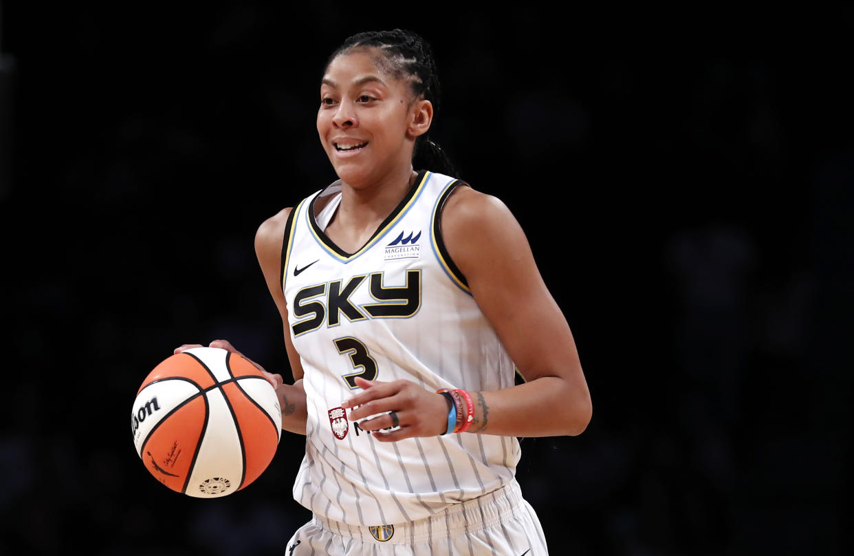 Candace Parker has been coy thus far about her retirement plans, but as the WNBA old guard says goodbye, will this be Parker's final ride? (AP Photo/Noah K. Murray)