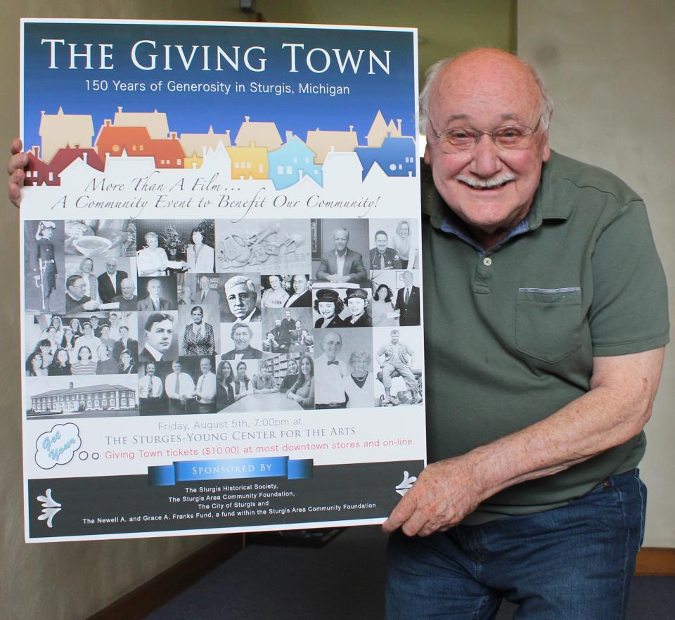 Mike Mort, a local filmmaker, is excited about bringing "The Giving Town" to the community at 7 p.m. Aug. 5 at Sturges-Young Center for the Arts. "The rewards for tracking down all those moments made me very proud," he said.