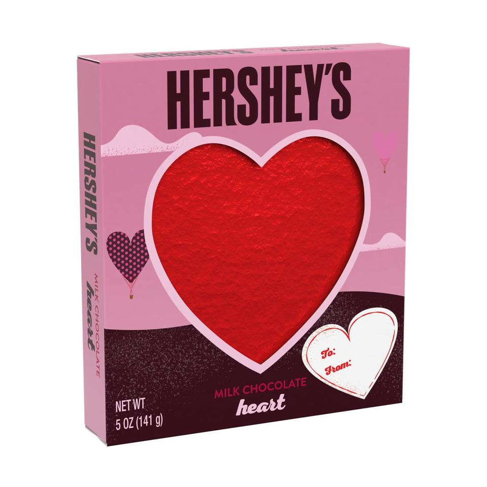 32) Solid Milk Chocolate Valentine's Day Heart