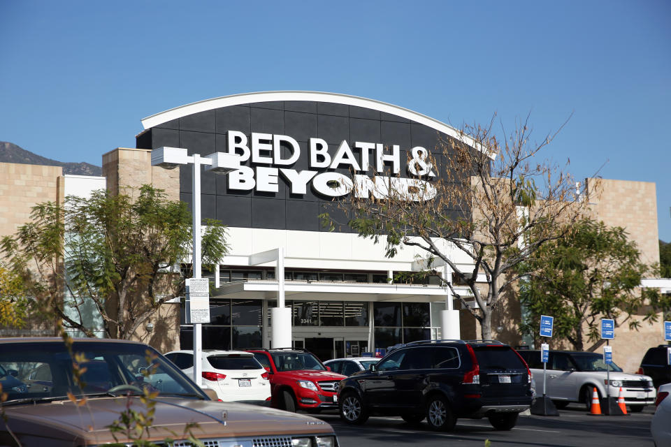LOS ANGELES, CA - JANUARY 28: A Bed, Bath & Beyond is photographed in Pasadena on Thursday, Jan. 28, 2021 in Los Angeles, CA. (Dania Maxwell / Los Angeles Times via Getty Images)