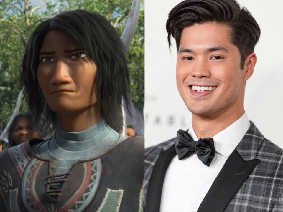 Spine Chief Ross Butler  Raya and the Last Dragon movie cast in real life Disney 