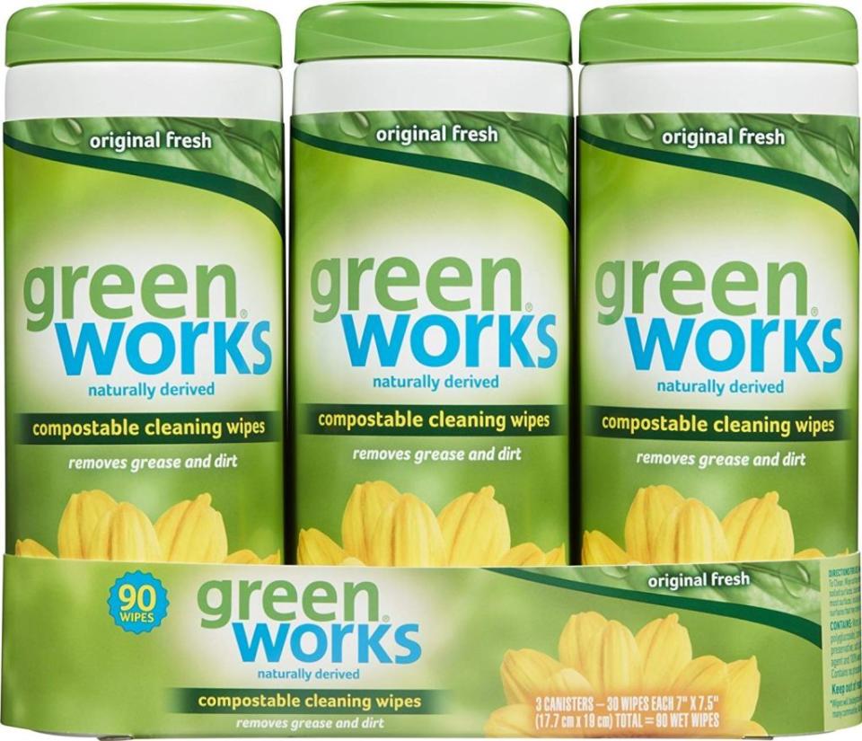 Greenworks Best Compostable Cleaning Wipes