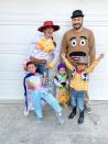 <p>To infinity and beyond! Get the whole family involved with these fun <em><a href="http://somekindamama.com/is-halloween-cancelled-nope/" rel="nofollow noopener" target="_blank" data-ylk="slk:Toy Story;elm:context_link;itc:0;sec:content-canvas" class="link ">Toy Story</a></em> costumes.<br> </p>
