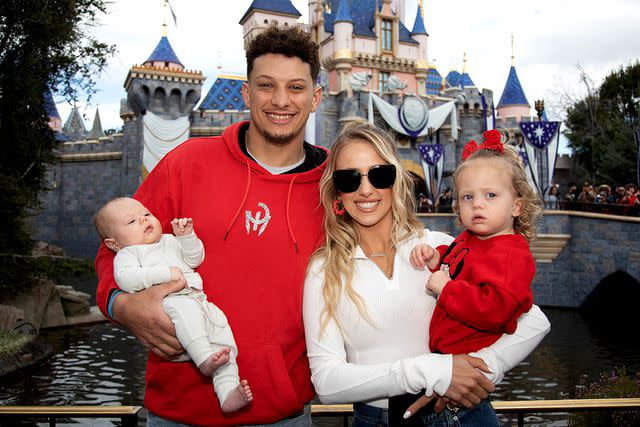 Christian Thompson/Disneyland Resort via Getty Patrick Mahomes and His Family