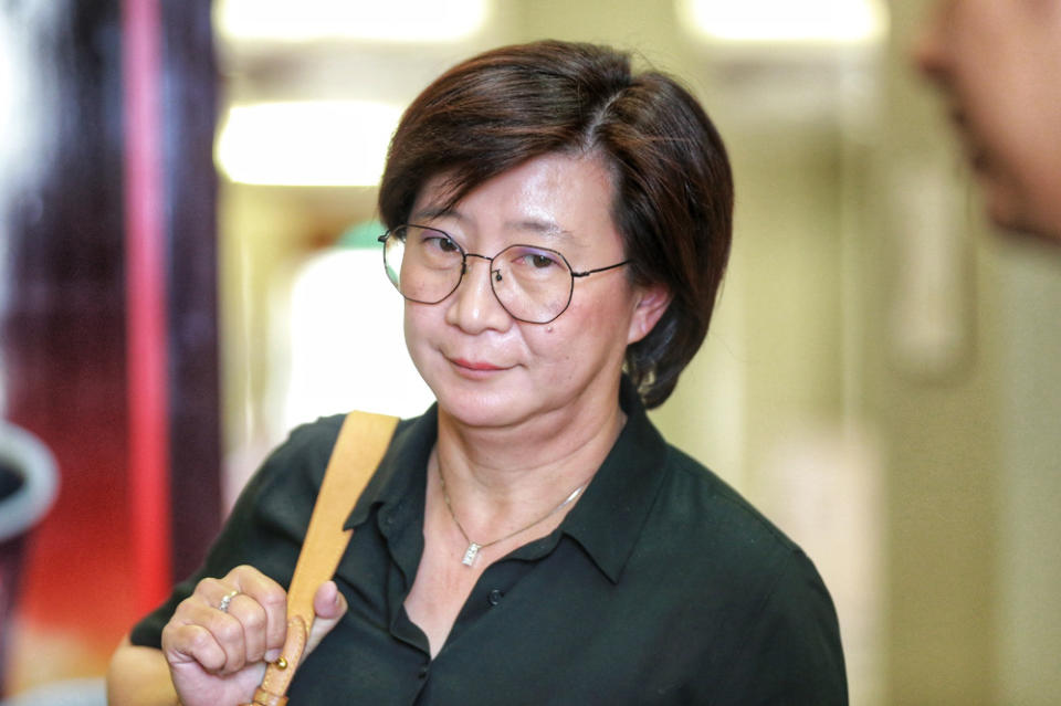 Allianz General Insurance branch manager Fang Suat Lim is pictured at Kuala Lumpur High Court December 4, 2019. — Picture by Ahmad Zamzahuri