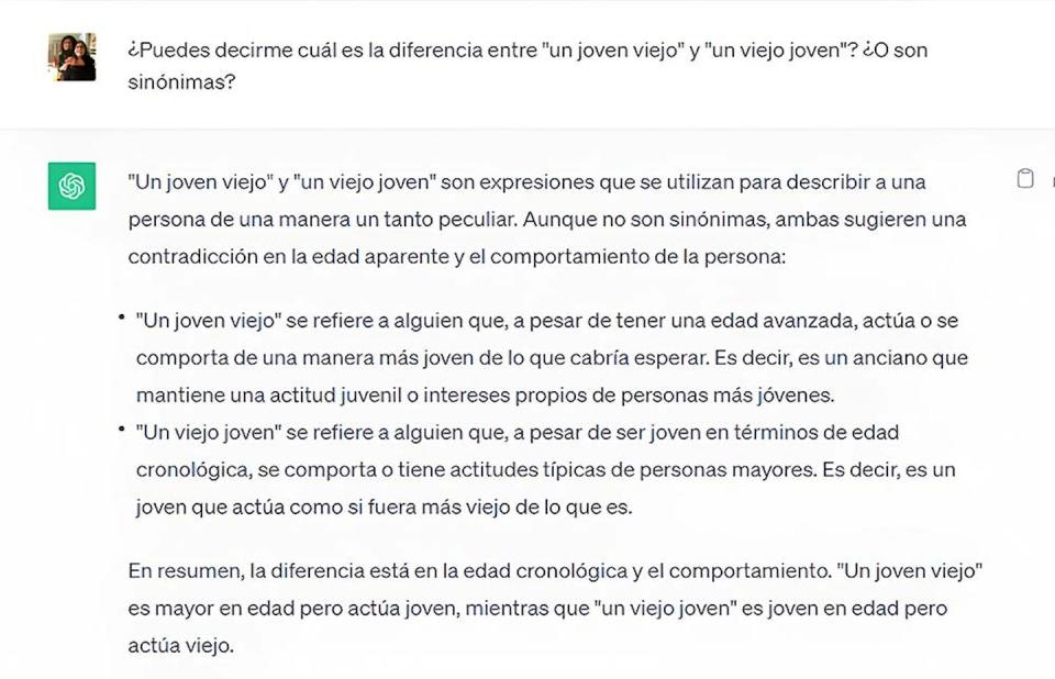 Pregunta a ChatGPT. <a href="https://telos.fundaciontelefonica.com/de-lenguaje-lenguas-y-chat-gpt/" rel="nofollow noopener" target="_blank" data-ylk="slk:Silvia Gumiel / TELOS;elm:context_link;itc:0;sec:content-canvas" class="link ">Silvia Gumiel / TELOS</a>