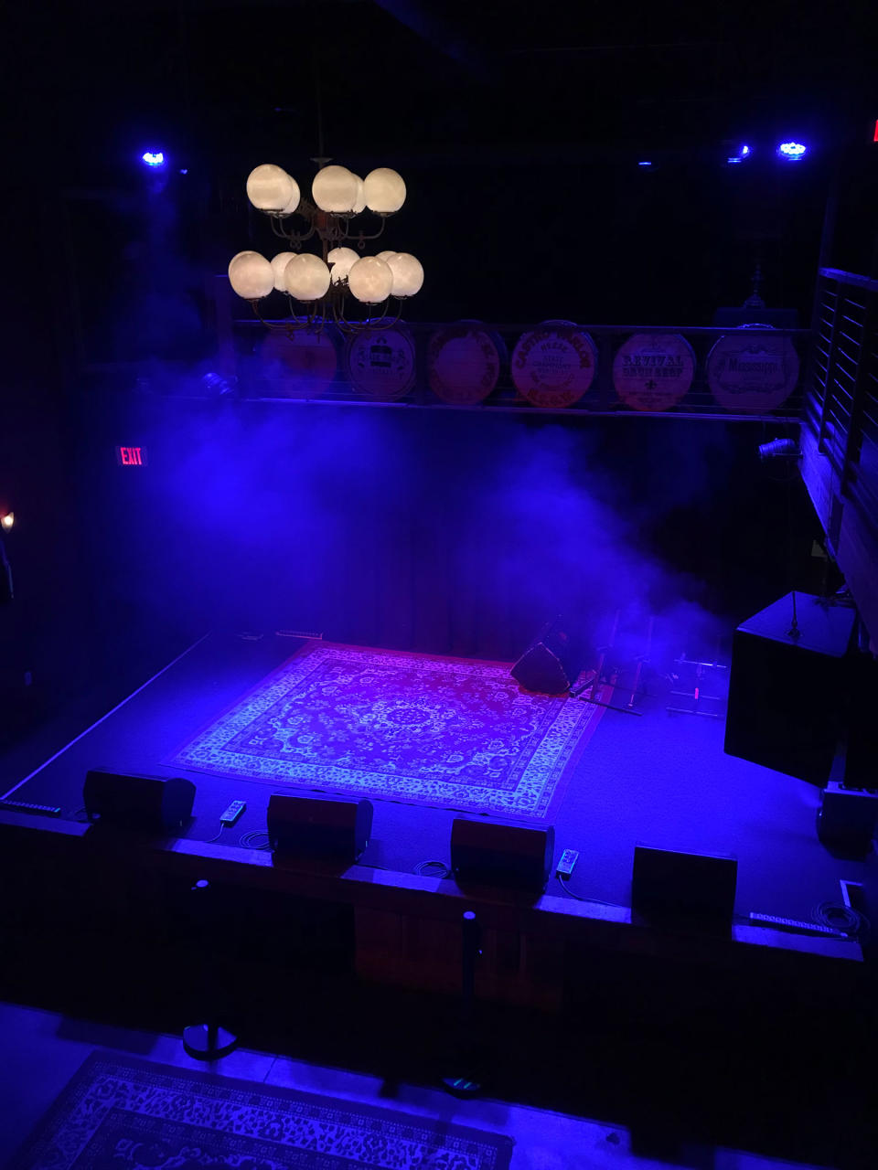 An empty stage at Mississippi Studios in Portland, Oregon, 2020.<span class="copyright">Mississippi Studios</span>