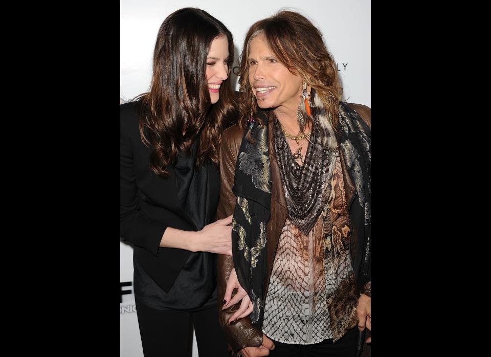 Leave it to Liv to spoil her own family's secret. Liv grew up thinking that rock star Todd Rundgren was her father. But rocker Steven Tyler began dropping by to visit, and Liv noticed that his daughter, Mia Tyler, looked enough like her to be her twin. She then confronted her mother, and was told the truth, and by the time she was 12, she had taken Tyler's last name. Not even Nancy Drew is that good!