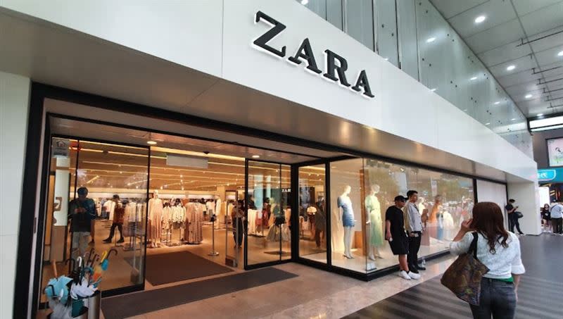 ZARA在台灣擁有不少分店。（圖／翻攝自Google Map）