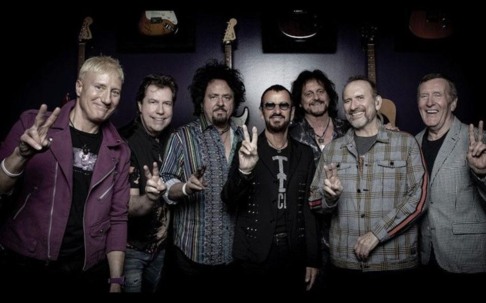 Ringo Starr and His All Starr Band will give a concert at The Amp on Thursday.