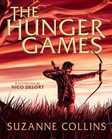 <p>Courtesy of Scholastic</p> 'The Hunger Games Illustrated Edition'; by Suzanne Collins and illustrated by Nico Delort