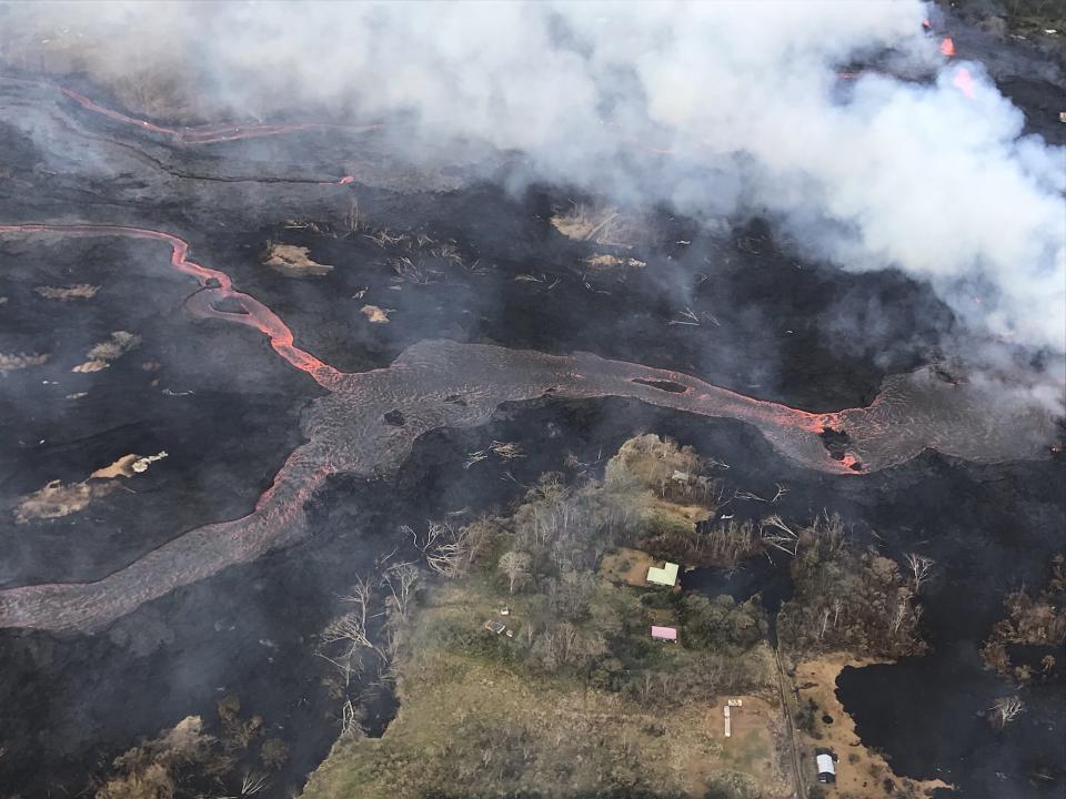 Kilauea volcano Hawaii May 23