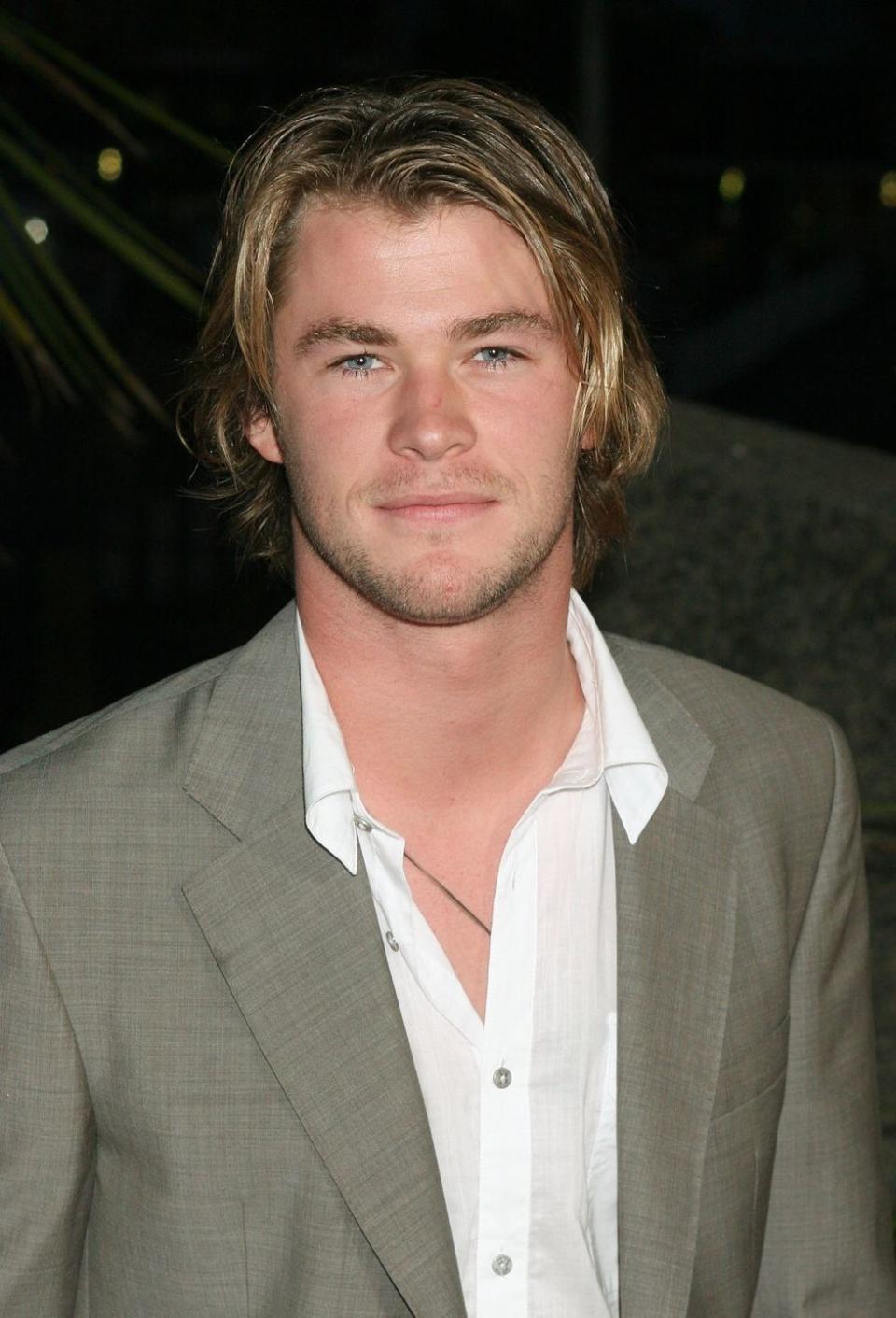 Then: Chris Hemsworth