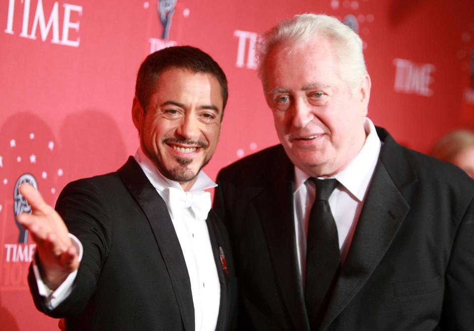 Robert Downey Jr. and father Robert Downey Sr.